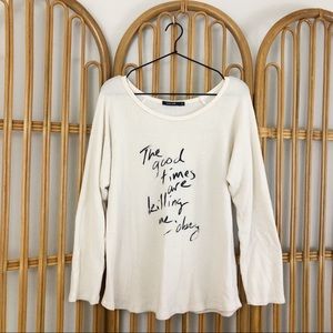 Obey The Good Times Are Killing Me Pullover